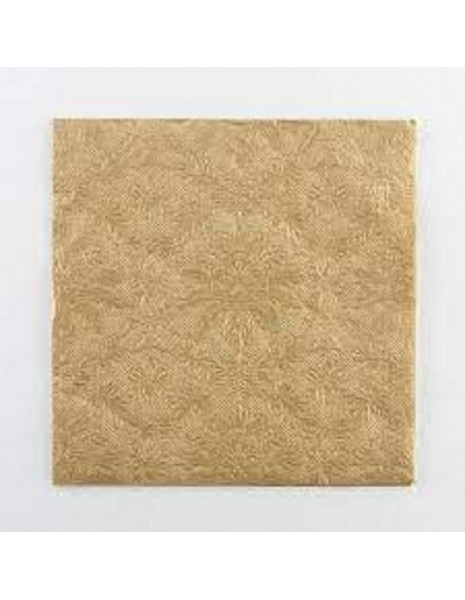 TOVAGLIOLO 3 VELI 33X33 EMBOSSEFD ORO...
