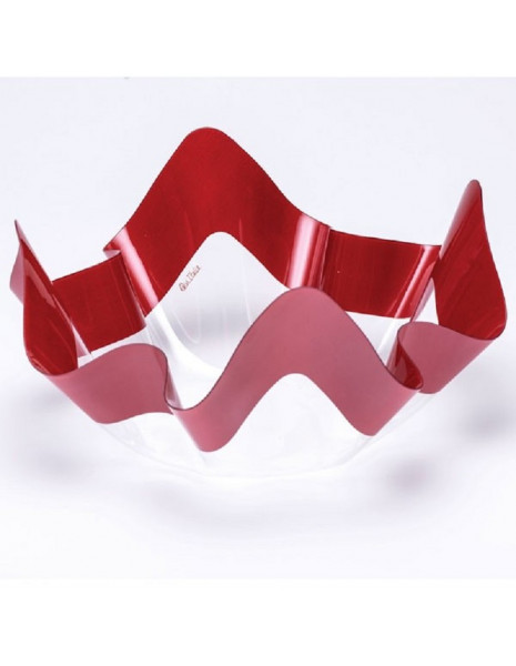 PORTA CONFETTI PET MUGHETTO ROSSO