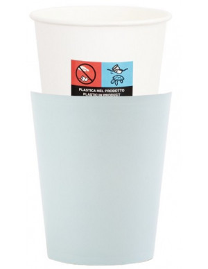 BICCHIERE CC250  AZZURRO+...