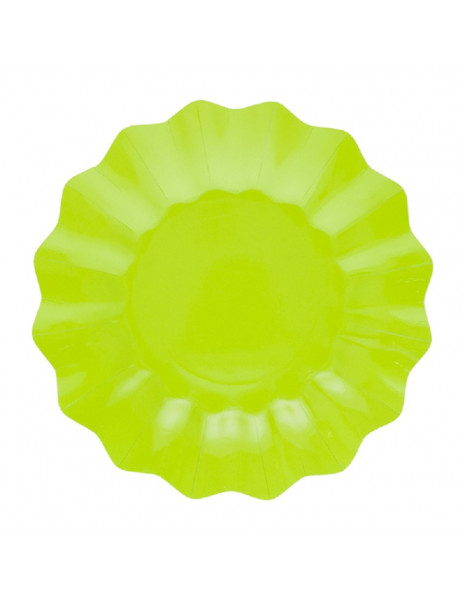 PIATTI NEW SHAPE VERDE cm27 PZ 8