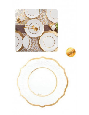 PIATTI LIBERTY cm 27 GOLD PZ8 