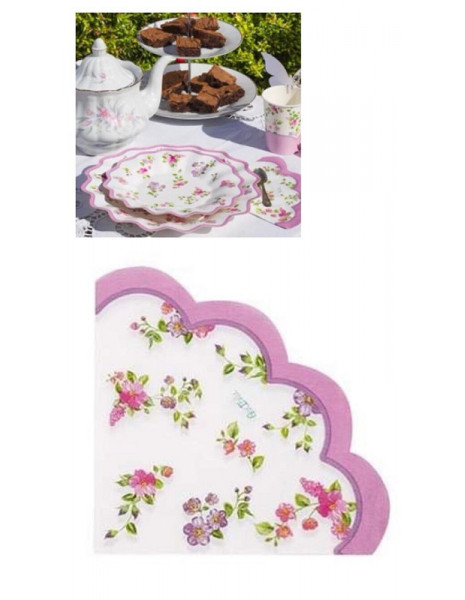TOVAGLIOLI 33X33 ROMANTIC FLOWERS...
