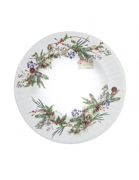 PIATTO FROZEN CHRISTMAS CM 21 PZ 8