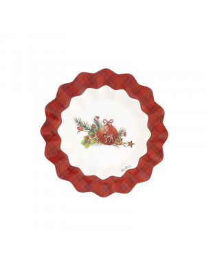 PIATTO TARTAN HOLIDAY CM 21...