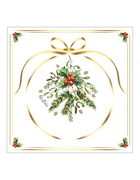 TOVAGLIOLI 33X33 MERRY GOLD CHRIST PZ 16