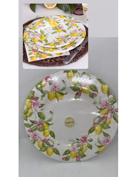 PIATTI LEMONY cm.27 pz.8