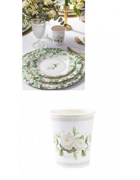 BICCHIERE 250cc ROMANTIC GREEN PZ 8