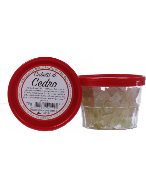 CUBETTI DI CEDRO GR.70