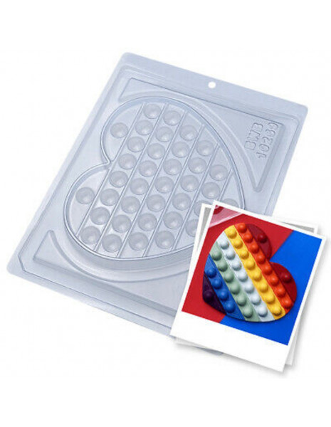 STAMPO PLASTIC CUORE POP IT