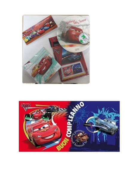 FESTONE MURALE IN PLASTICA CARS 152X76CM