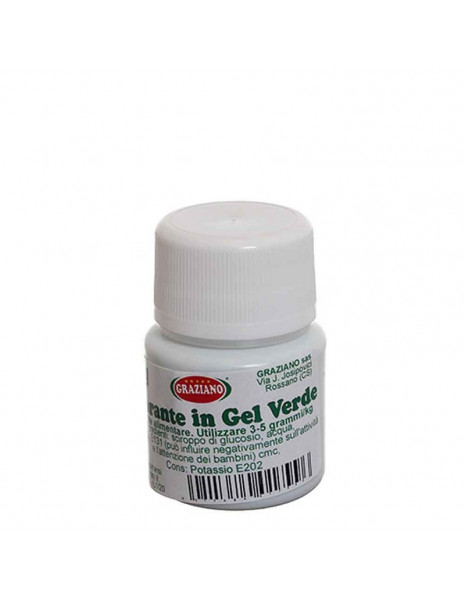 COLORANTE ALIMENTARE IN GEL VERDE GR.20