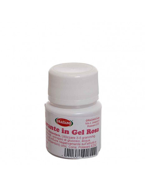COLORANTE ALIMENTARE IN GEL ROSA GR.20