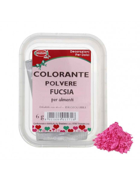 COLORANTE ALIMENTARE IN POLV. FUXIA GR 6