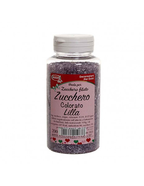 ZUCCHERO COLORATO LILLA gr 200