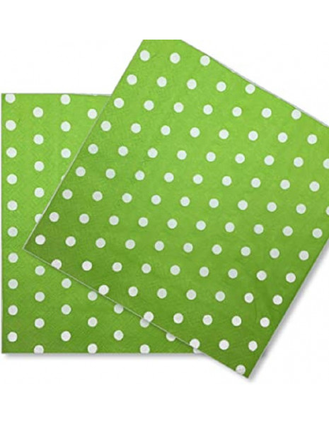 TOVAGLIOLI POIS VERDE PZ 20
