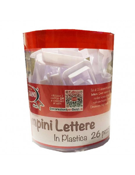 STAMPINI LETTERE PLASTICA PZ 26