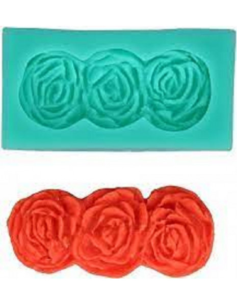 STAMPO IN SILICONE 3 ROSE