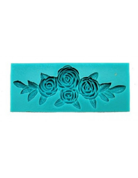 STAMPO IN SILICONE 4 ROSE