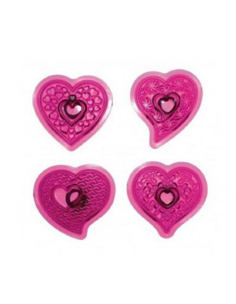 FORMINA PER CUPCAKES CUORE PZ.4