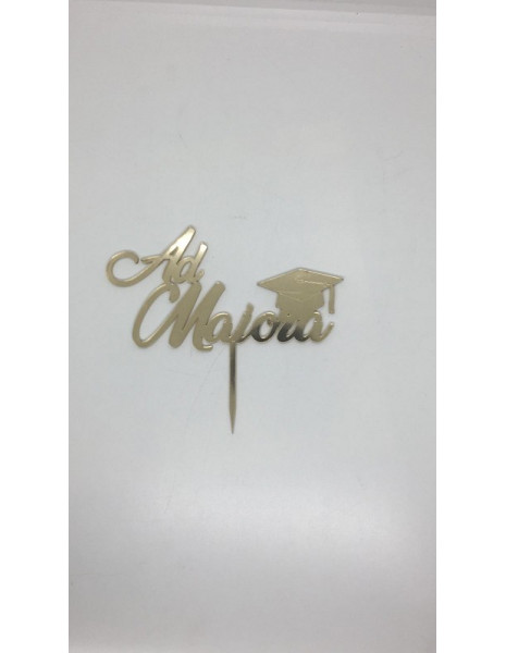 CAKE TOPPER IN PLEX AD MAJORA