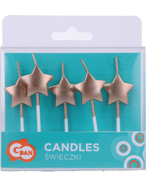 CANDELINE 5 STELLE ROSA GOLD