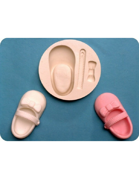 STAMPO IN SILICONE SCARPETTA BIMBO