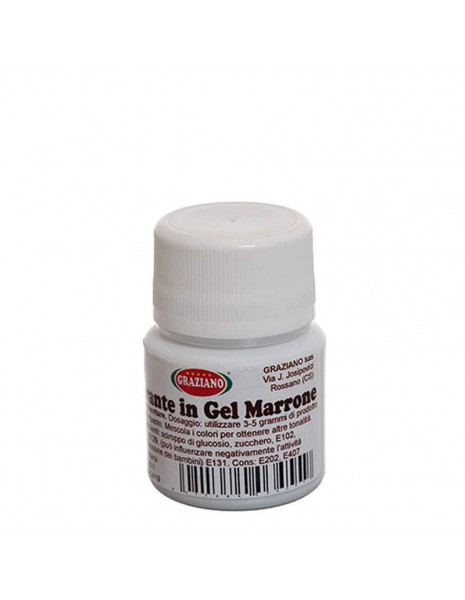 COLORANTE ALIMENTARE IN GEL MARRONE...
