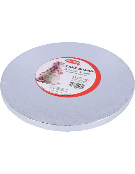 SOTTOTORTA TONDO 25 cm. ARGENTO