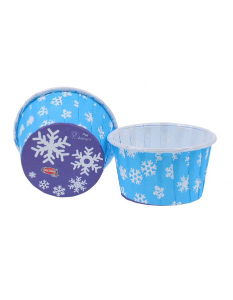 PIROTTINI MUFFIN FIOCCHI DI NEVE PZ20
