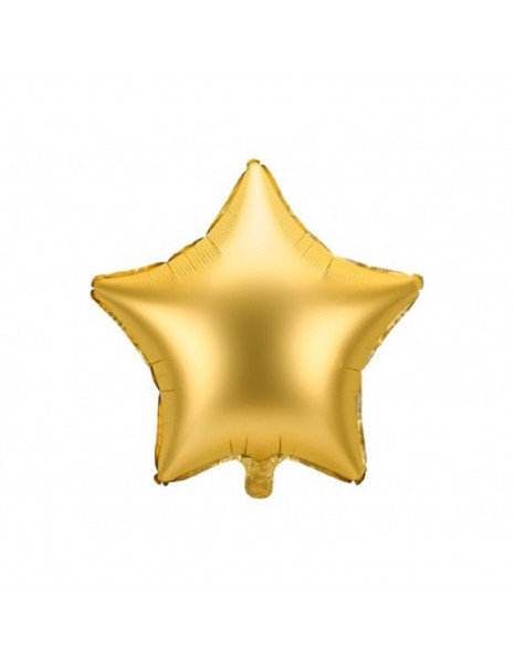 PALLONCINI MYLAR FORMA DI STELLA ORO
