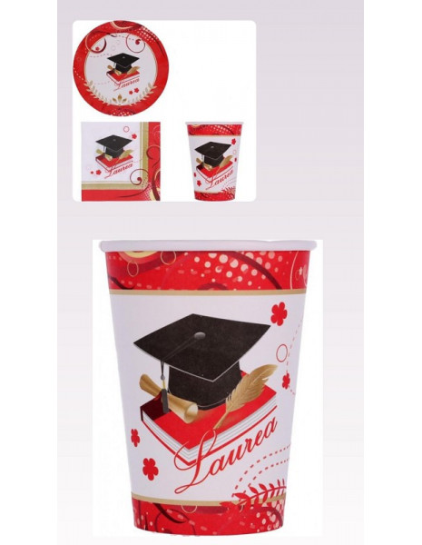 BICCHIERE LAUREA 8pz