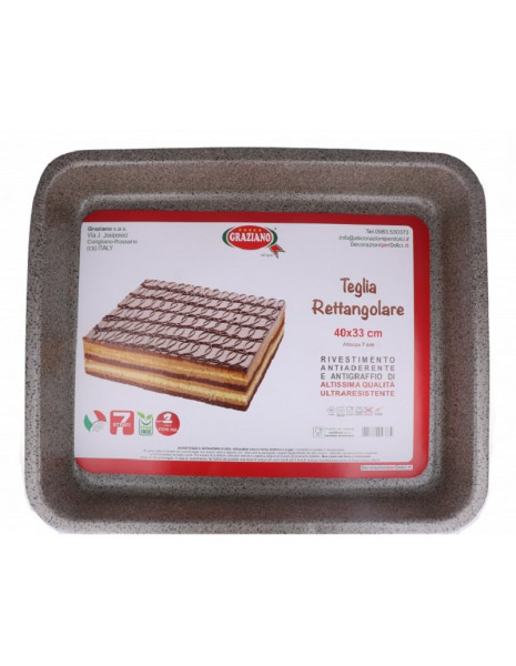 TEGLIA RETTANGOLARE ANTIADERENTE...