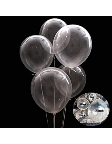 PALLONI PLASTICA pz 20 trasparente