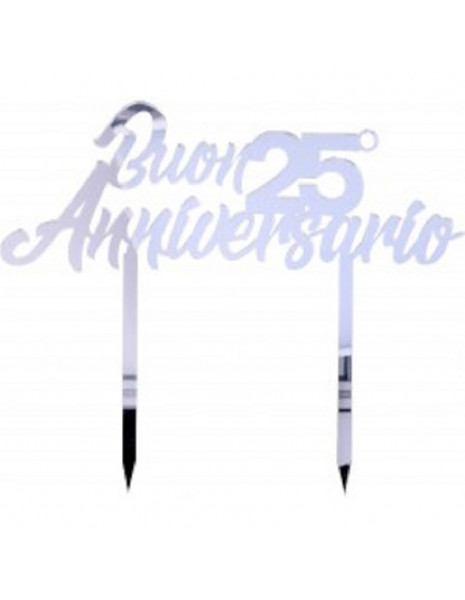 CAKE TOPPER IN PLEX SPECCHIO 25...