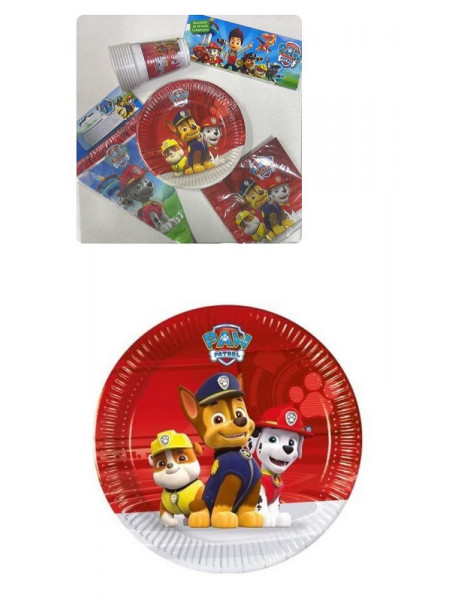 PIATTO PAW PATROL 20CM PZ 8