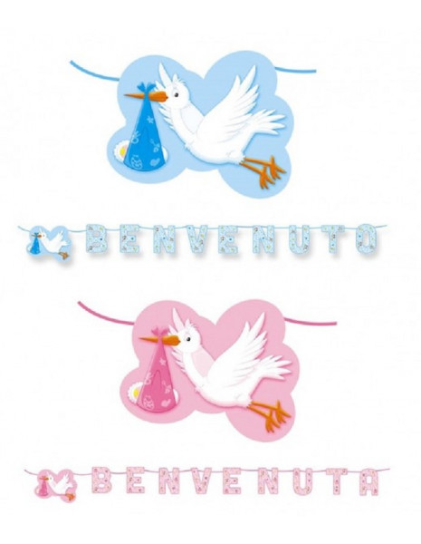 FESTONE SCRITTA BENVENUTO azz