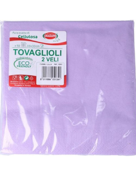 TOVAGLIOLI COLORS  - 33x33 cm - 50pz...