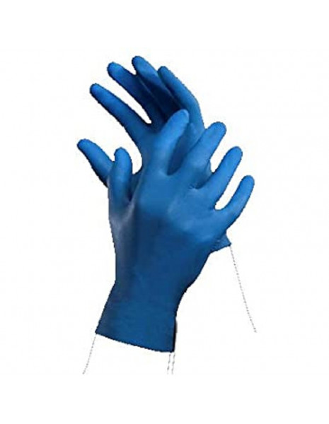 GUANTI IN NITRILE BLU LARGE x100pz.
