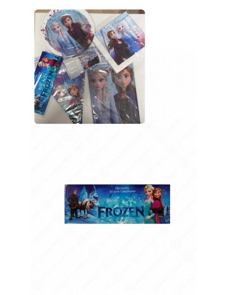 BLOCCHETTO INVITI FROZEN - 20 INVITI