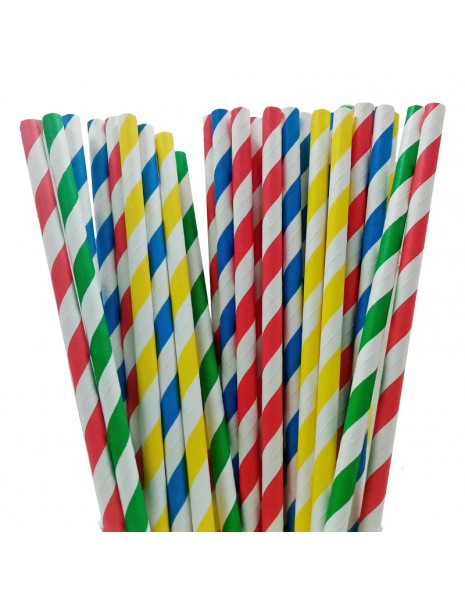 CANNUCCE BIO PLA cm 21x6mm  pz 12