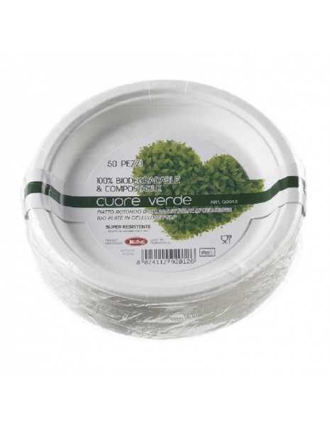 PIATTO BIO ROTONDO cm.22,5 pz.50