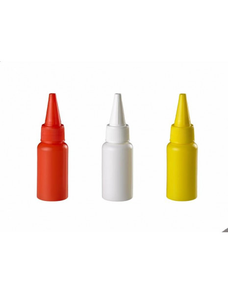SQUEEZE BOTTLE - 32 ml - 6pz - GIALLO