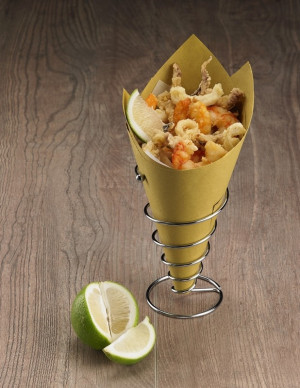 PORTACONO ACCIAIO -...