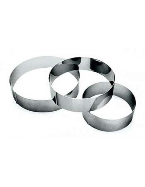 CERCHIO INOX 22 X H 4,5 CM