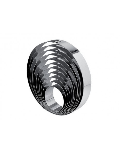 CERCHIO INOX 28 X H 4,5 CM