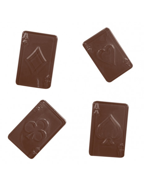 STAMPO IN TERMOFORMATO 4 CARTE cuore-...