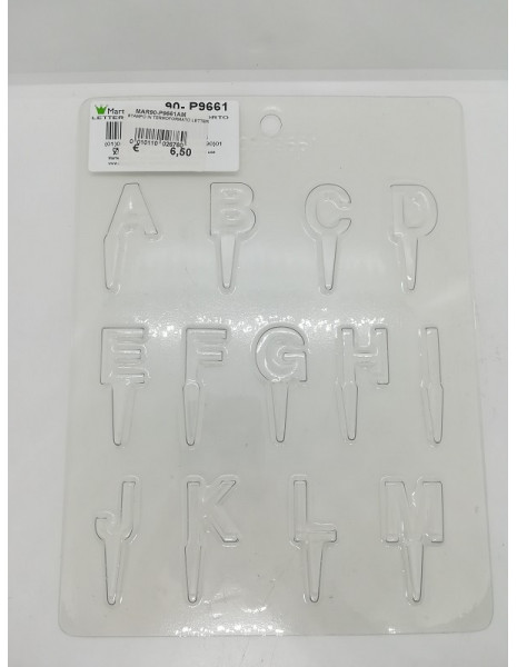STAMPO IN TERMOFORMATO lettere dalla...
