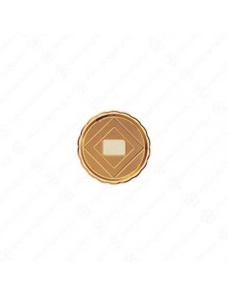 VASSOIO MEDORO - diametro 36 cm - ORO