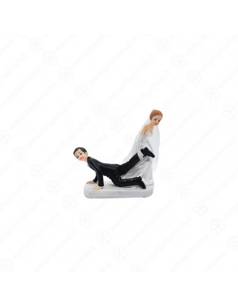 CAKE TOP - SPOSO TRASCINATO - 13x13 cm