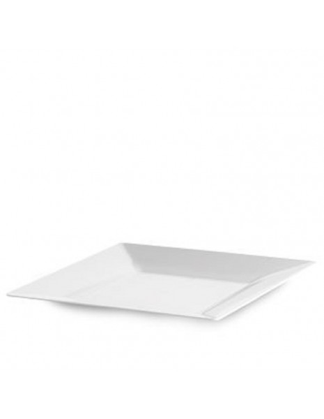 PIATTO QUADRO SPIGOLO CM23X23 BIANCO...
